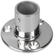 Sea-Dog Rail Base Fitting 2-3/4" Round Base 90 Degree 316 Stainless Steel - 1" OD - 280901-1