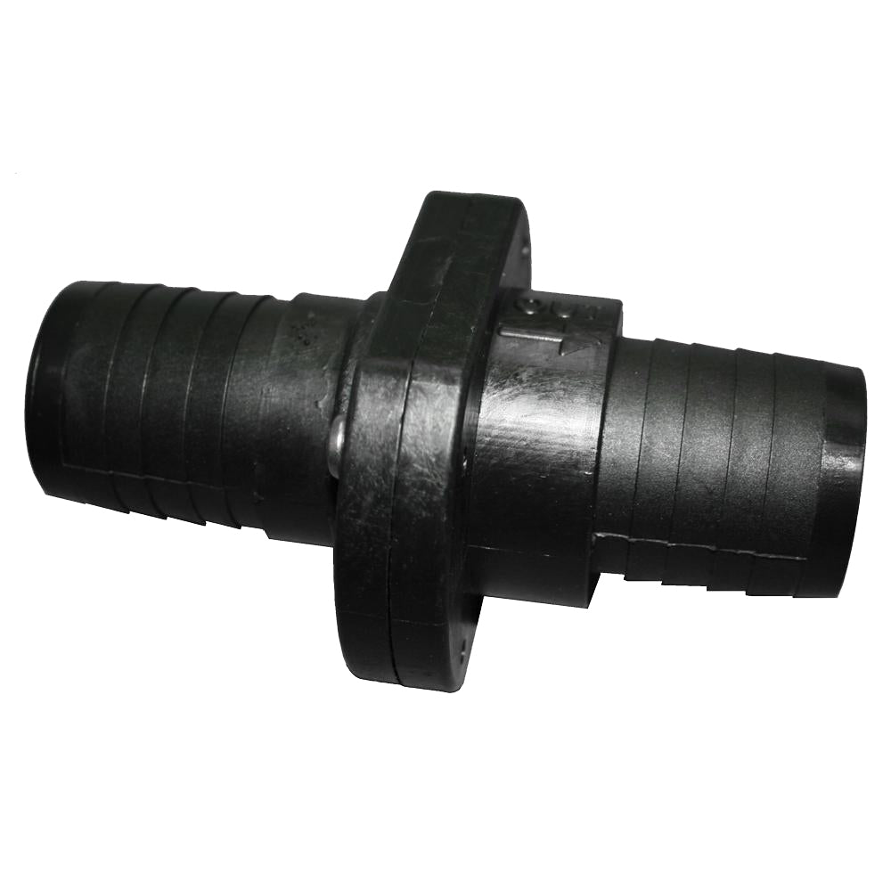 T-H Marine Double Barb Inline Scupper Check Valve - 1-1/2" - Black - ILS-1500-DP