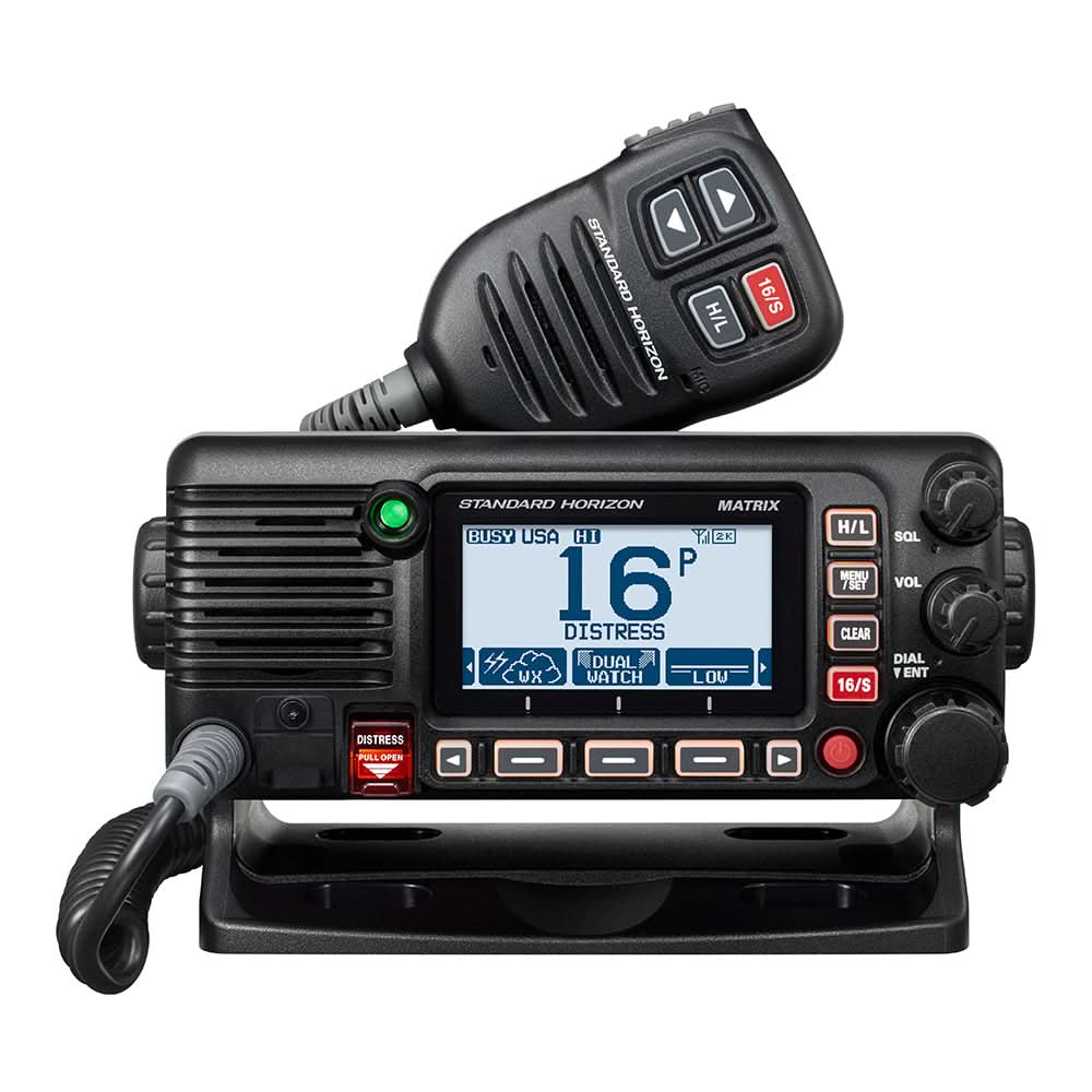 Standard Horizon GX2400B Black VHF/AIS Integrated GPS/AIS/NMEA 2000 w/30W Hailer - GX2400B