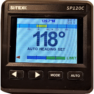 SI-TEX SP-120 Color System w/Rudder Feedback w/o Drive Unit - SP120C-RF-1