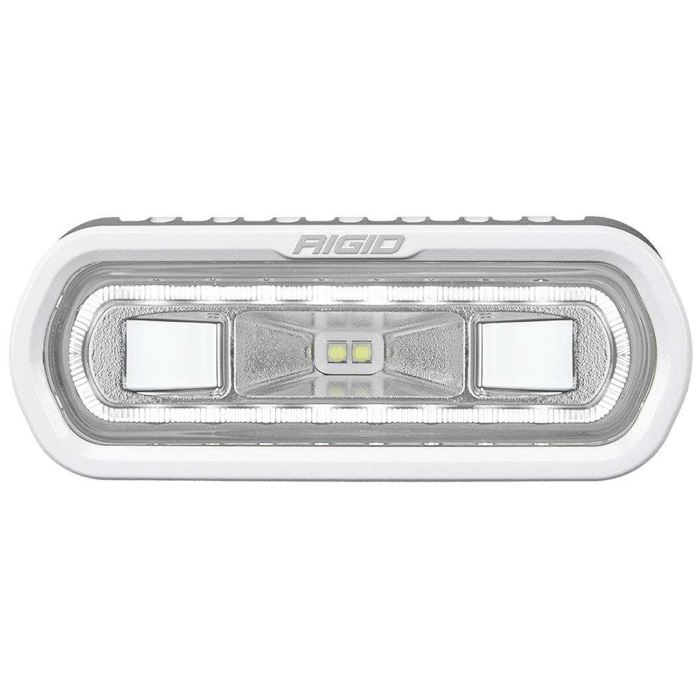 RIGID Industries SR-L Series Marine Spreader Light - White Surface Mount - White Light w/White Halo - 51100