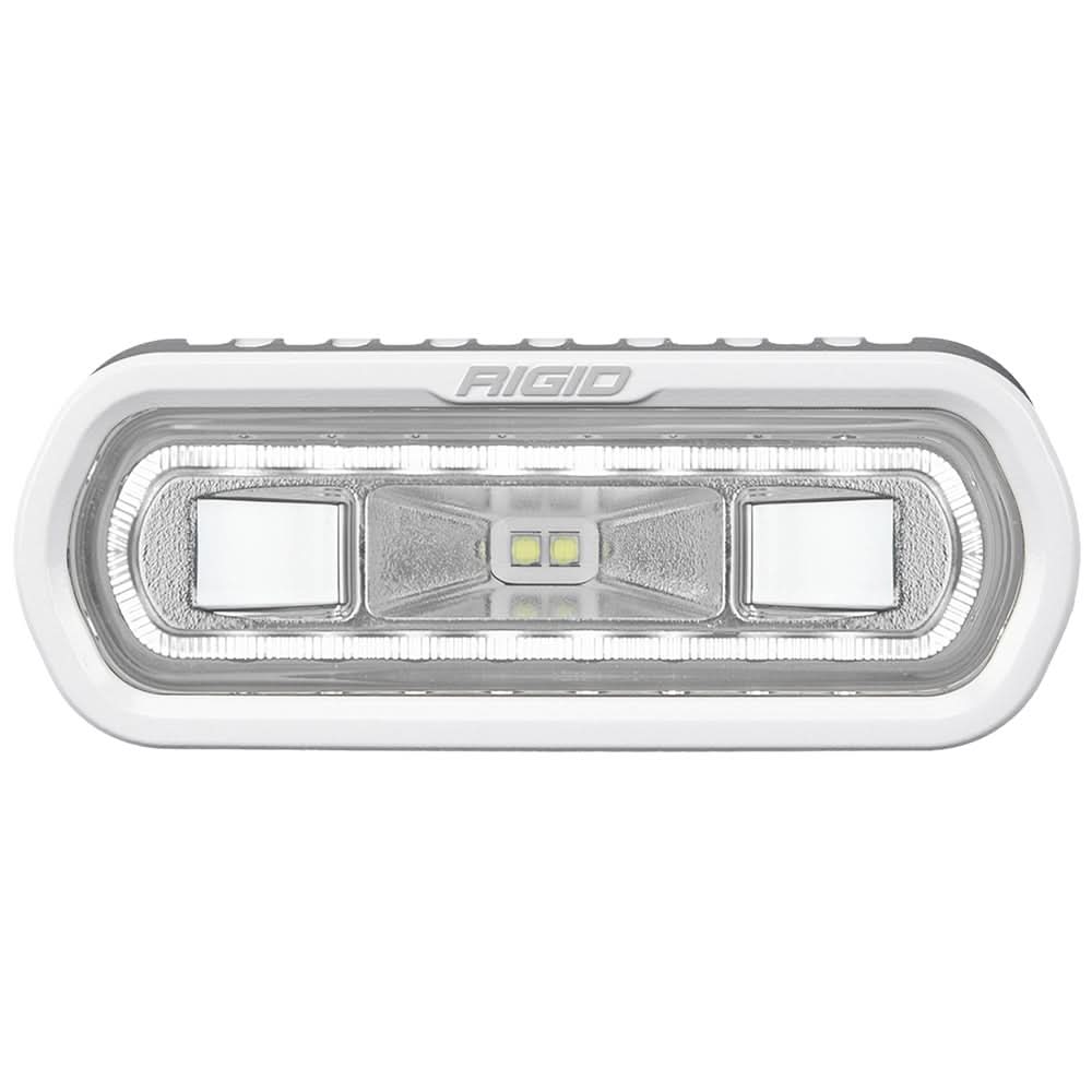 RIGID Industries SR-L Series Marine Spreader Light - White Surface Mount - White Light w/White Halo - 51100