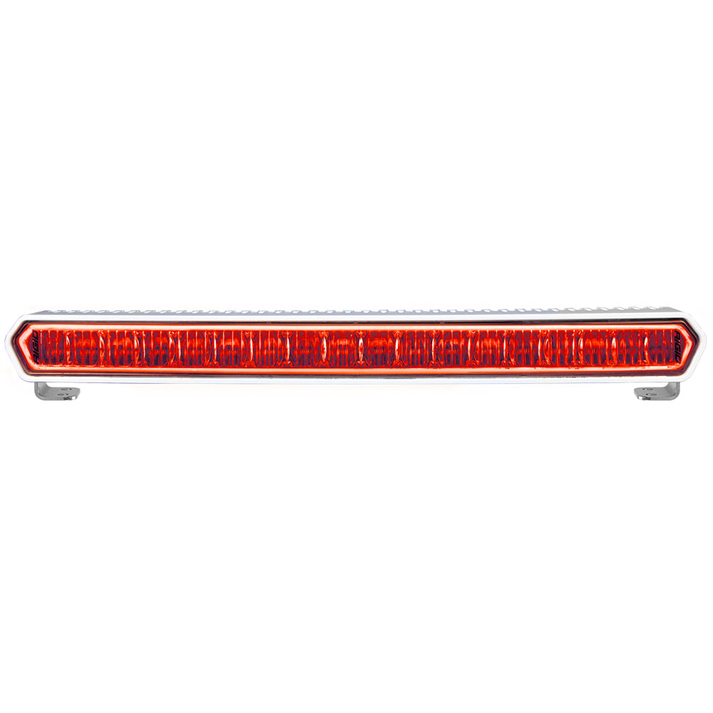 RIGID Industries SR-L Series Marine 20" White LED Lightbar - White Light w/Red Halo - 62002