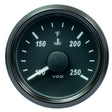 VDO SingleViu 52mm (2-1/16") Water Temp. Gauge - 250  degree  F - 291-22 OHM - A2C3833350030