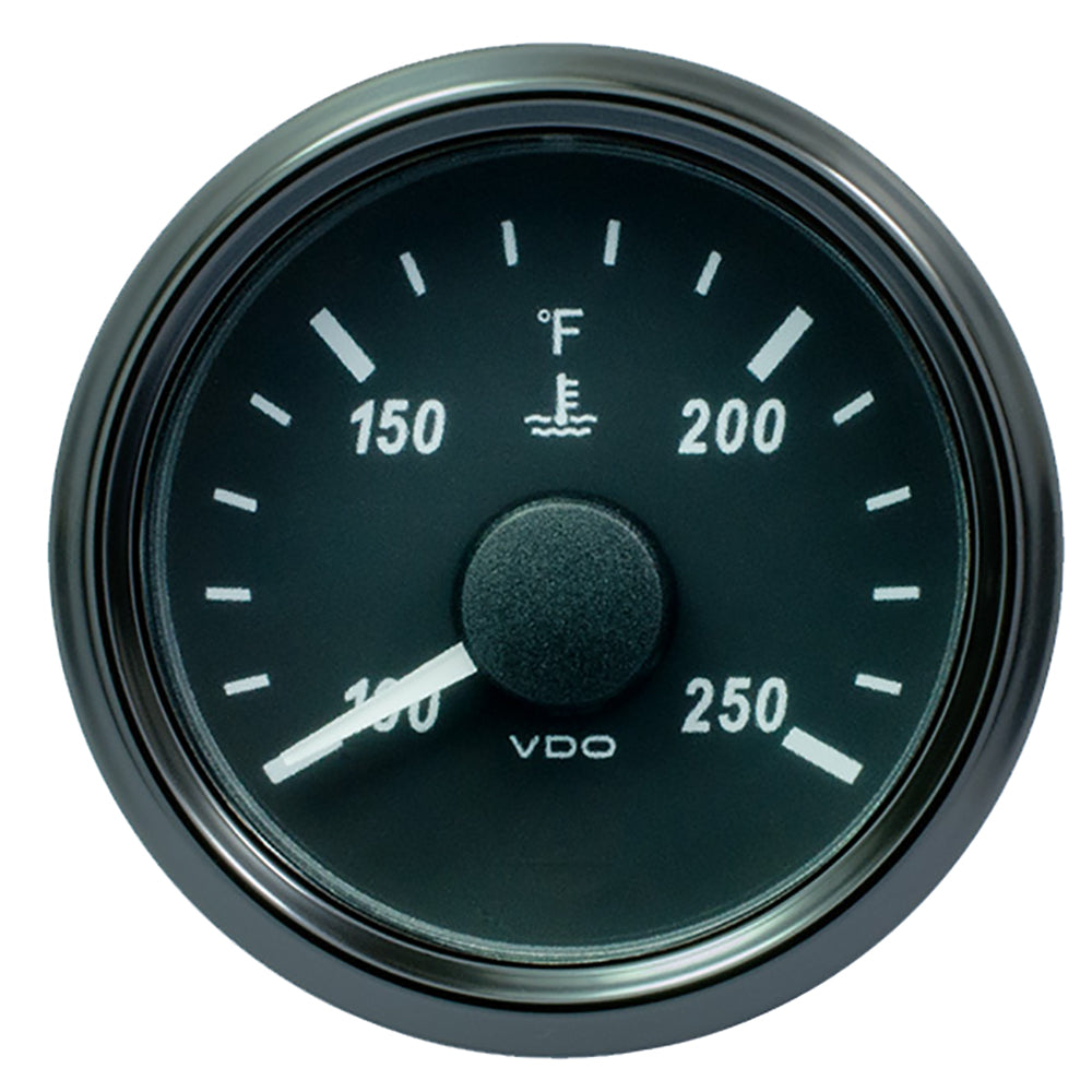 VDO SingleViu 52mm (2-1/16") Water Temp. Gauge - 250  degree  F - 291-22 OHM - A2C3833350030