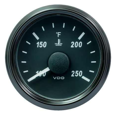 VDO SingleViu 52mm (2-1/16") Water Temp. Gauge - 250  degree  F - 291-22 OHM - A2C3833350030