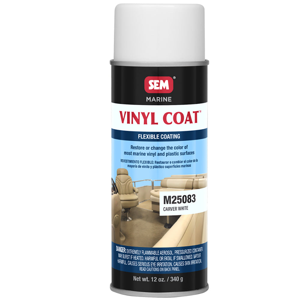 SEM Vinyl Coat  - Carver White - 12oz - M25083