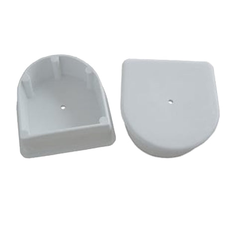 Dock Edge Large End Plug - White *2-Pack - DE1026F