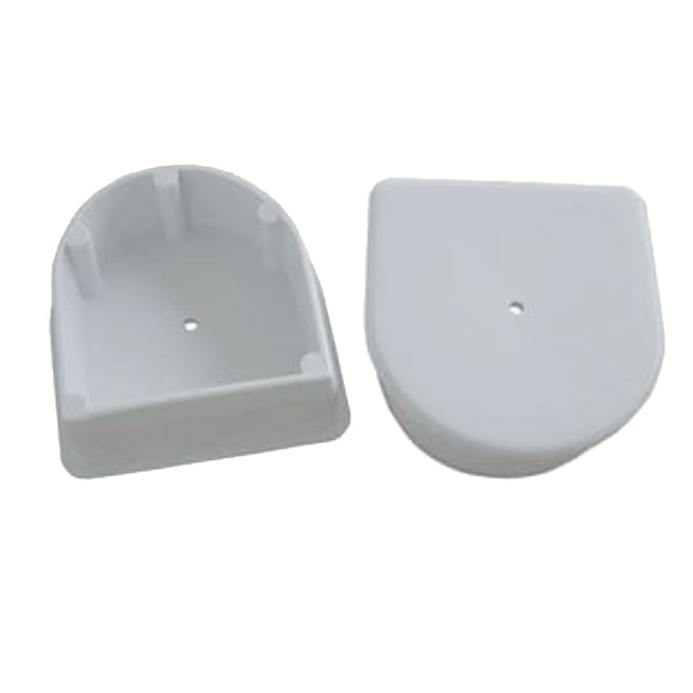 Dock Edge Large End Plug - White *2-Pack - DE1026F