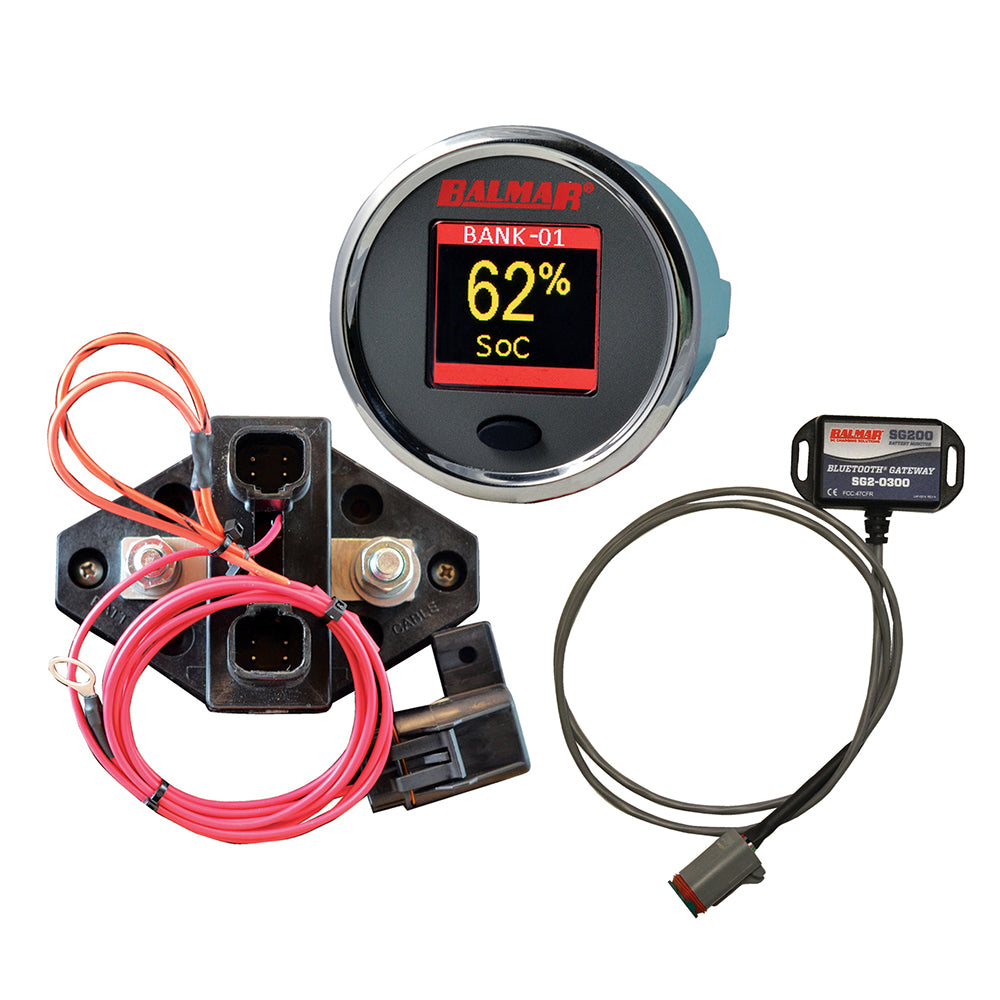 Balmar SG210 Battery Monitor Kit with Display Shunt Gateway - SG210