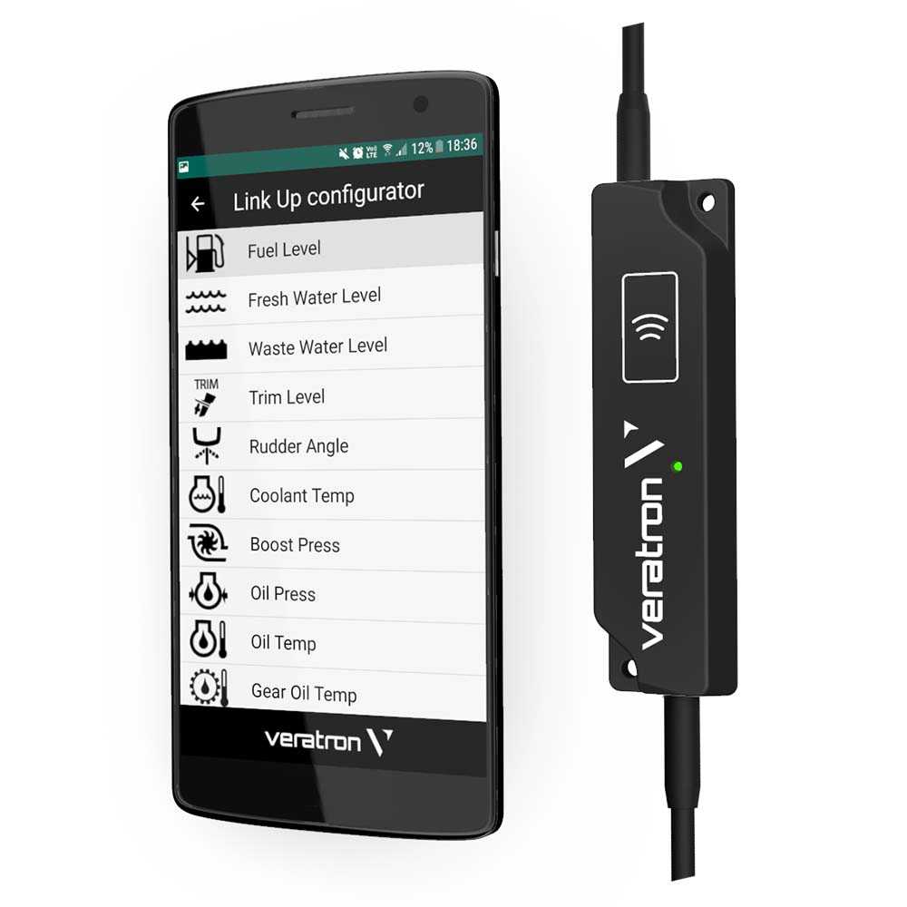 Veratron LinkUp Intelligent Battery Sensor kit with mobile app configurator and NMEA 2000 connectivity for 24V systems