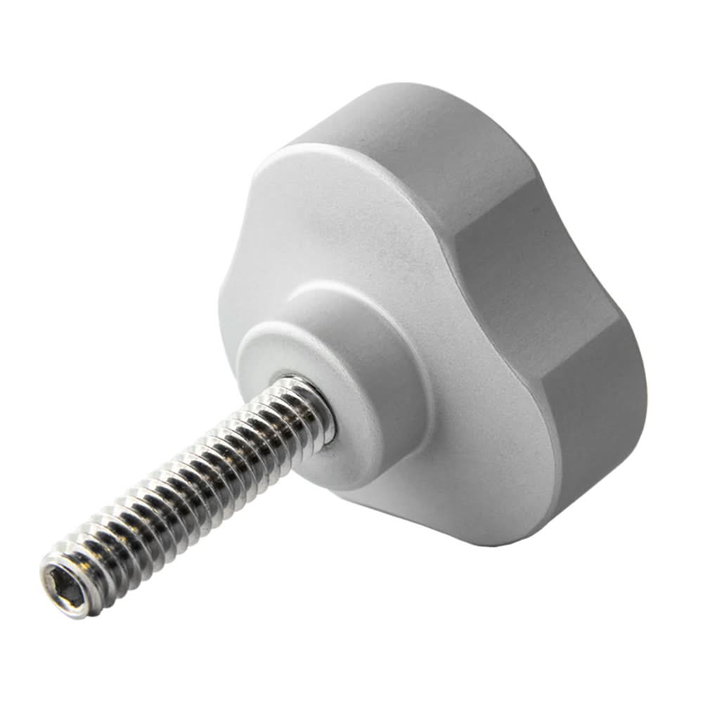 PTM Edge KNB-17 Replacement Knob for UCX-17 PRO Mirror - Electrobrite Silver - P13157-105