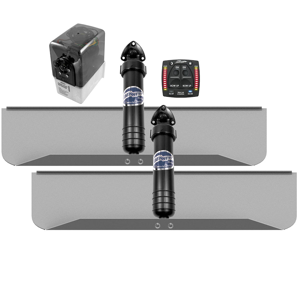 Bennett Marine 30x9 Hydraulic Trim Tab System w/One Box Indication - 309OBI