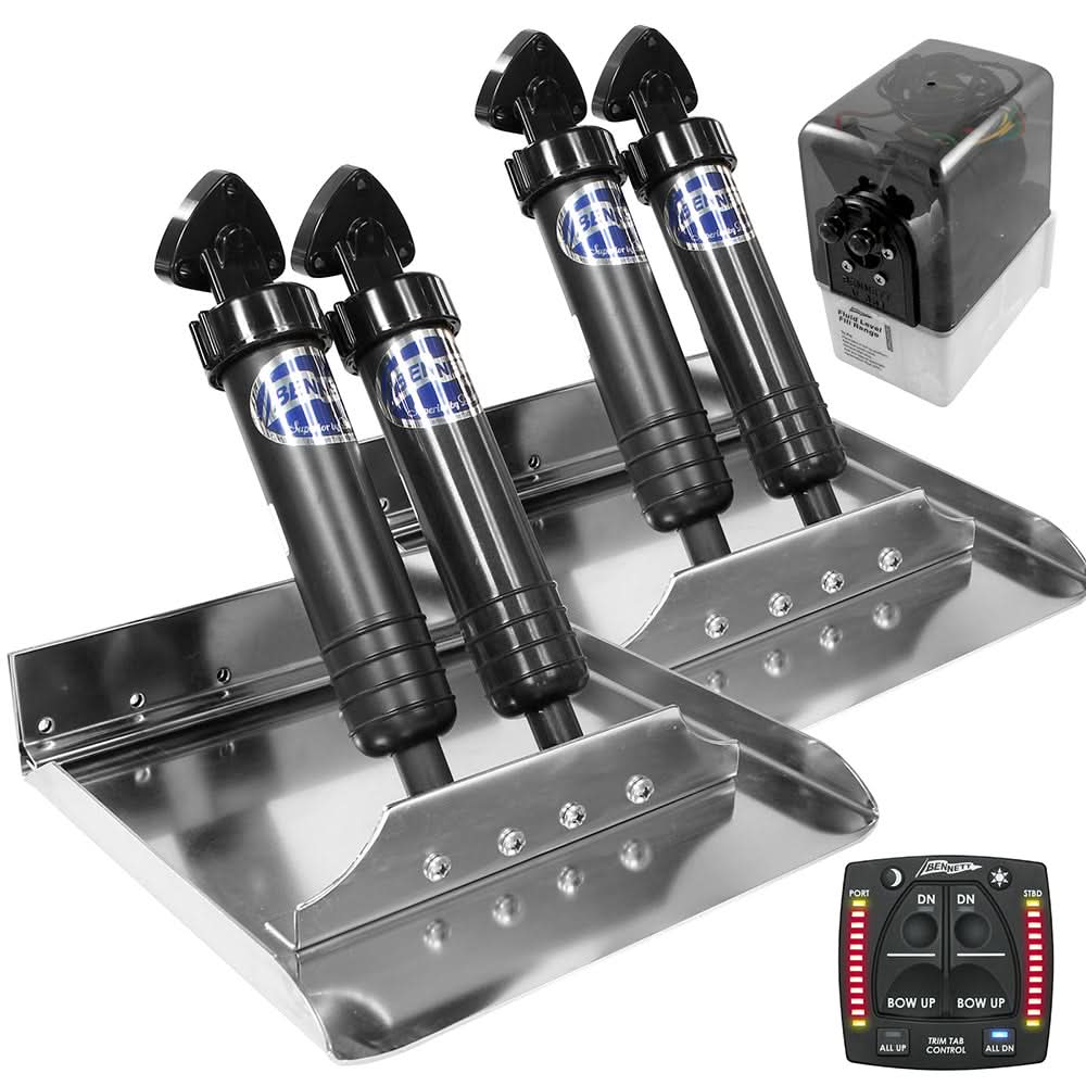 Bennett Marine 12x12 Sport Tab System w/One Box Indication - ST12OBI