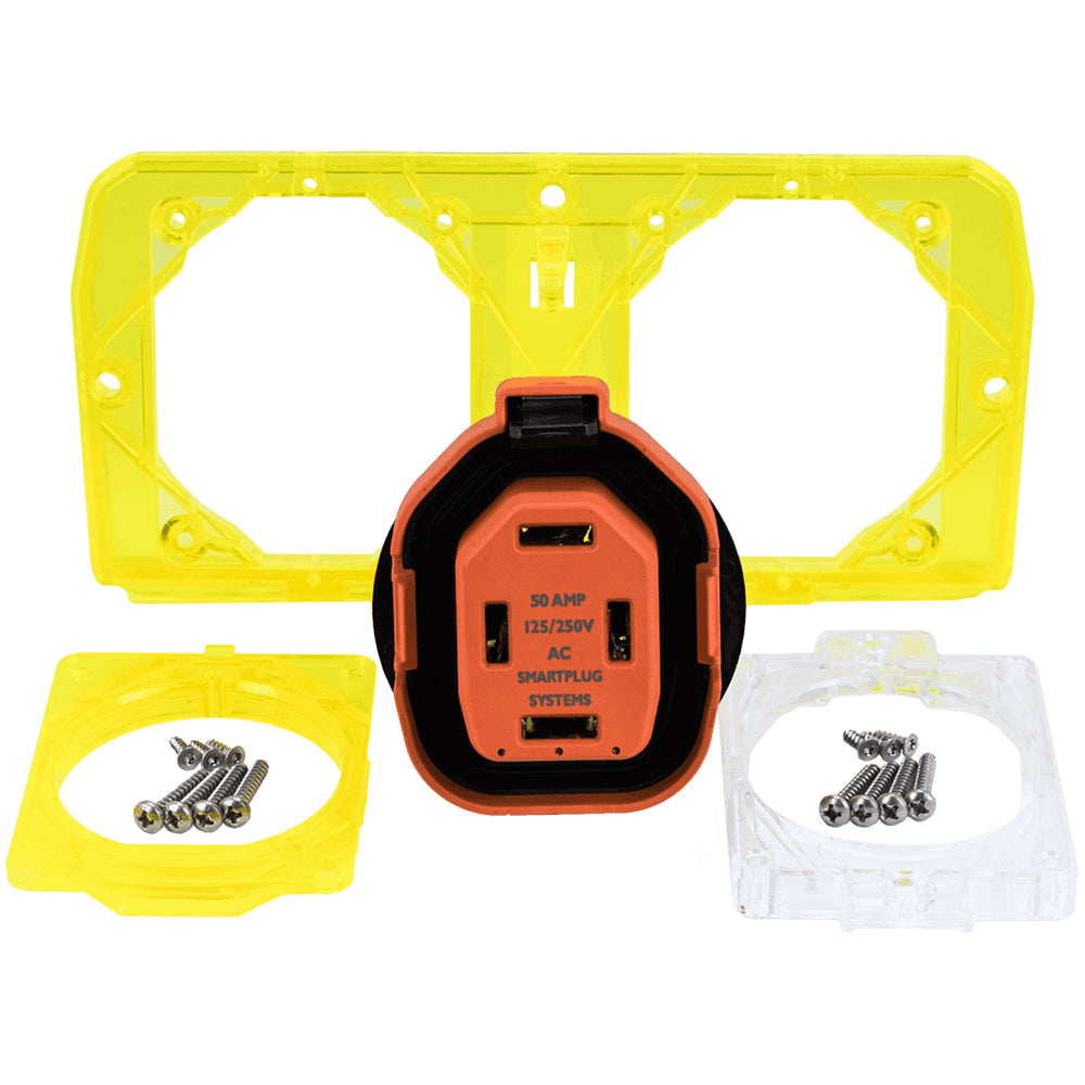 SmartPlug 50AMP Single Receptacle Kit for Eaton Lighthouse Pedestal Retro-Fit Conversion Kits - LHRF50ASSY