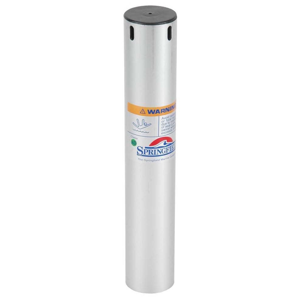 Springfield Post 2-3/8" Plug-In high-strength aluminum locking seat post with anodized finish, 15" height