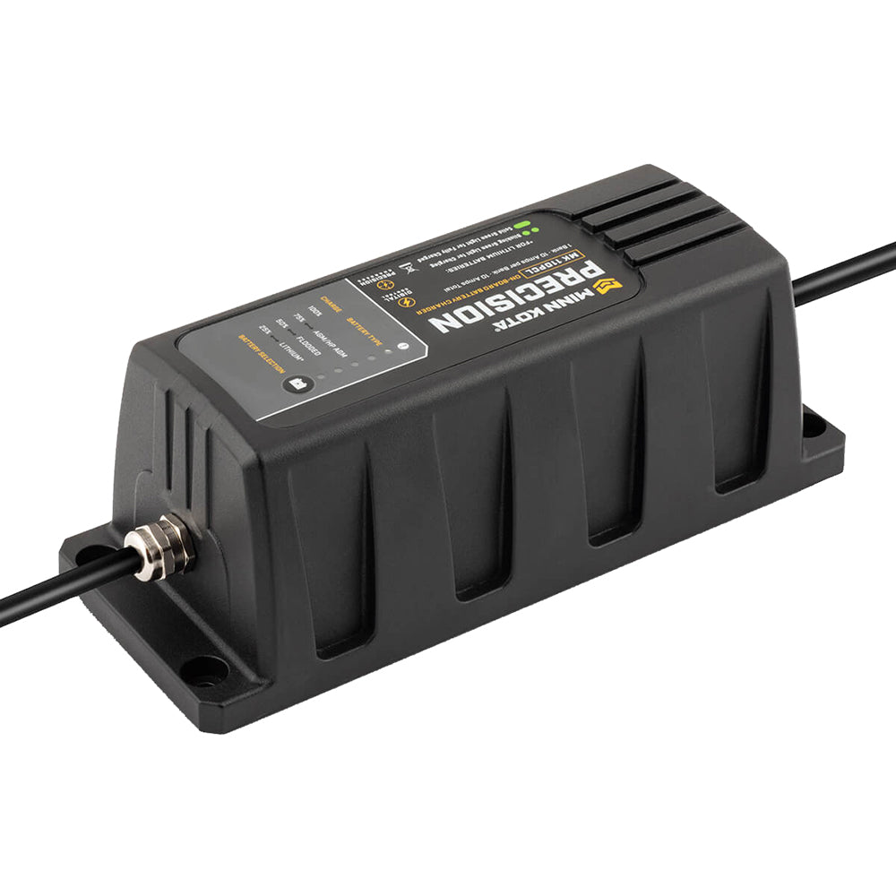 Minn Kota On-Board Precision Charger MK-110 PCL 1 Bank x 10 AMP LI Optimized Charger - 1831101