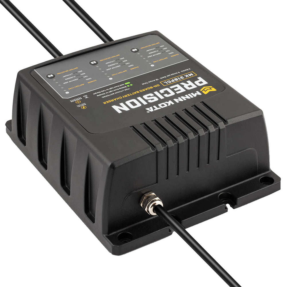Minn Kota On-Board Precision Charger MK-318 PCL 3 Bank x 6 AMP LI Optimized Charger - 1833181