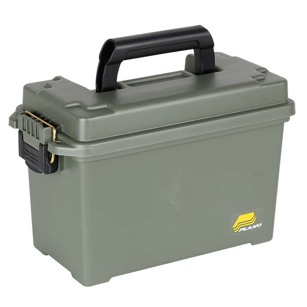 Plano Element-Proof waterproof olive drab medium ammo storage box with lockable latch and handle