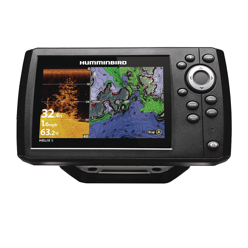 Humminbird HELIX 5 CHIRP DI GPS G3 fish finder with 5-inch color display and dual spectrum CHIRP sonar