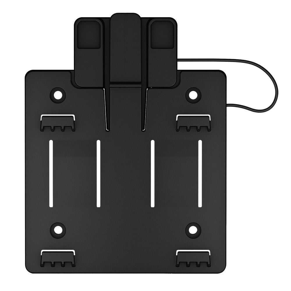 FUSION Apollo Monoblock marine amplifier mounting bracket with clip and screw holes