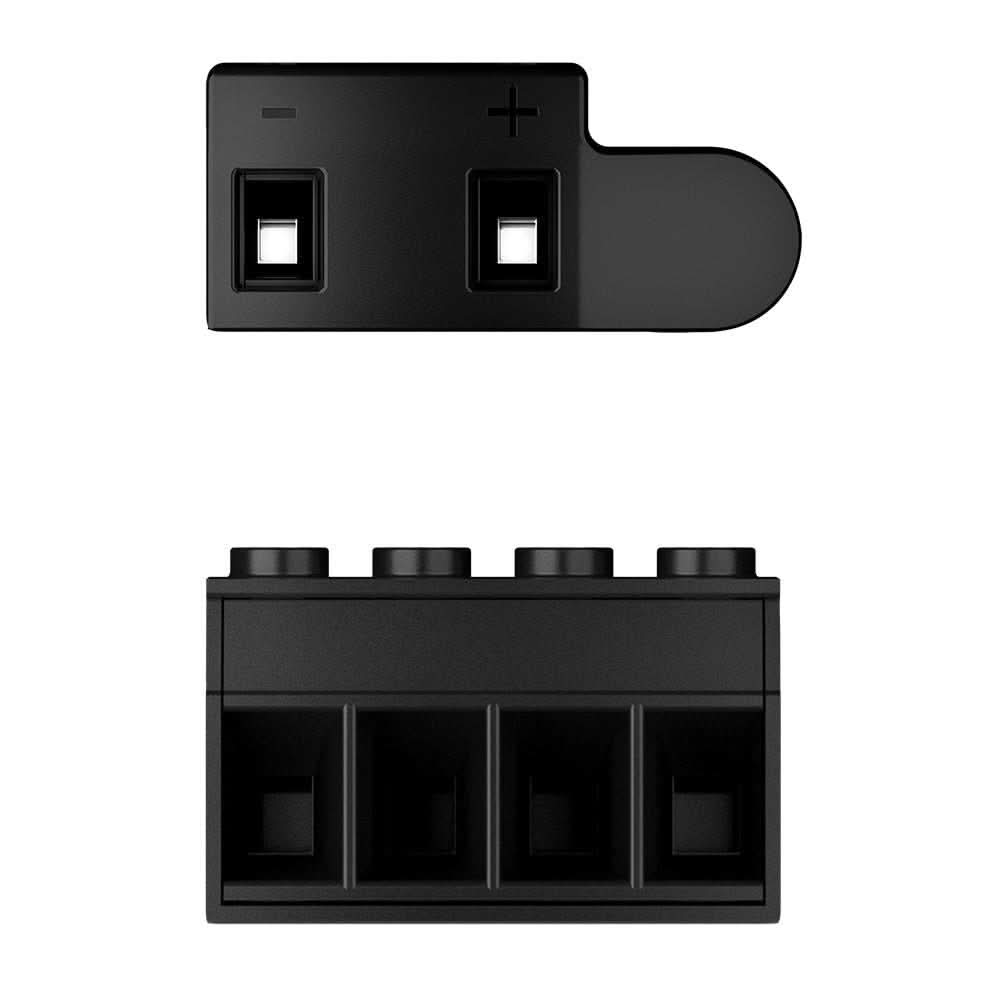 FUSION Apollo multichannel amplifier speaker connector with high power mode adapter in black