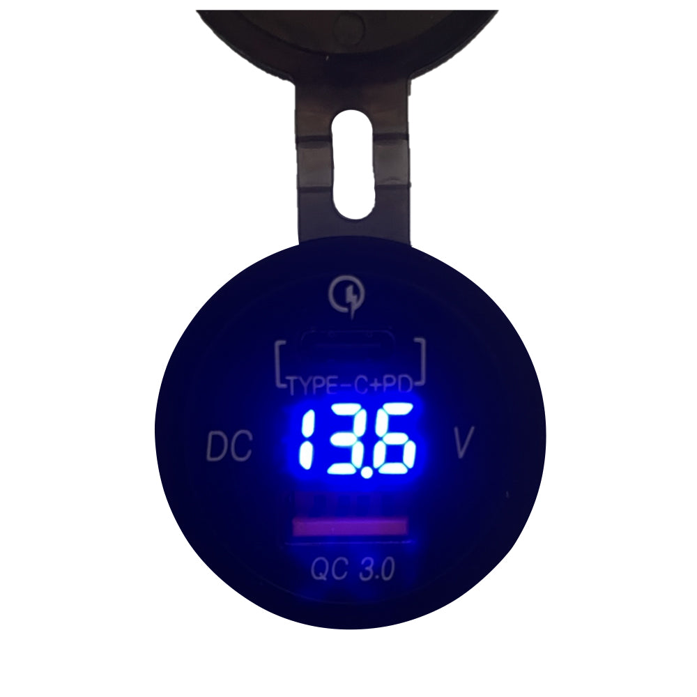 Poly-Planar Panel Mount USB Charging Ports - 12V - USB-PM2