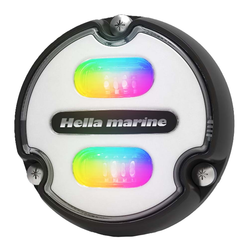 Hella Marine Apelo A1 RGB Underwater Light - 1800 Lumens - Black Housing - White Lens - 016146-011