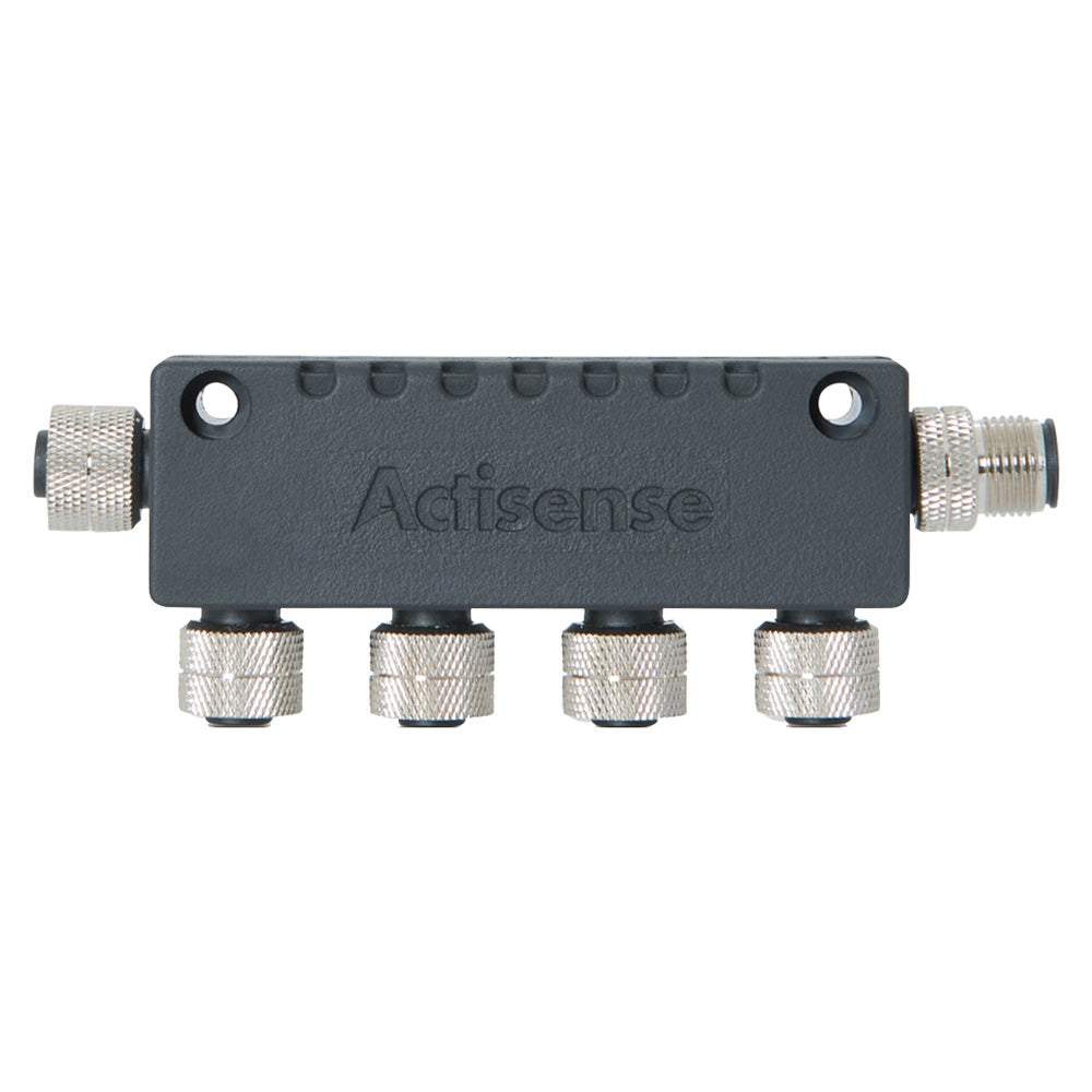 Actisense N2K Micro 4 Way T-Piece NMEA 2000 connector with four ports and IP67 protection