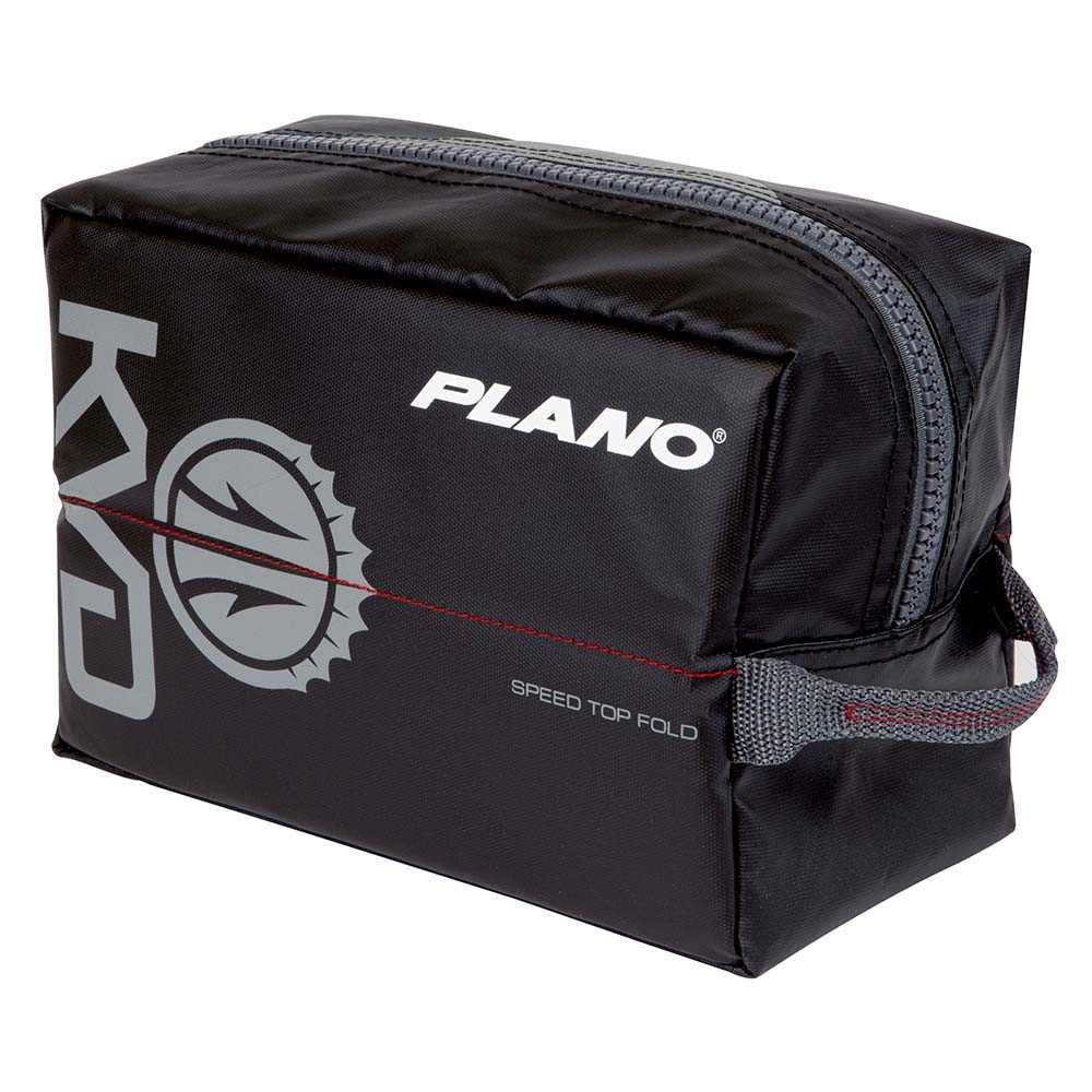 Plano KVD Signature Series Speedbag in black with durable handle and heavy-duty zipper for fishing gear storage