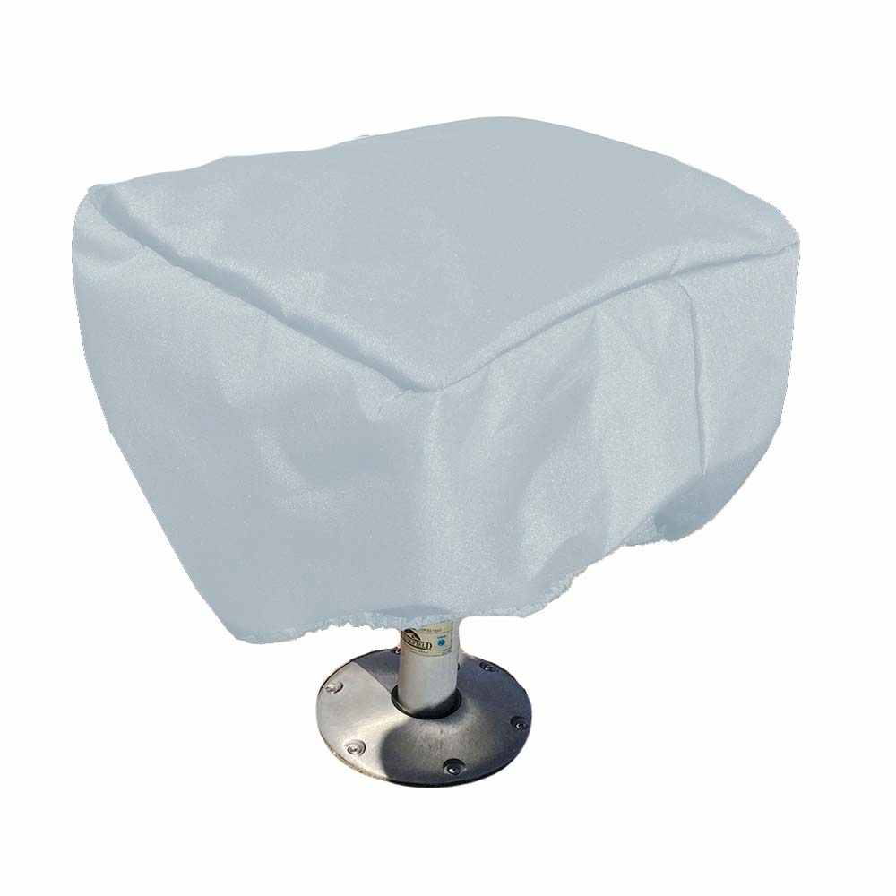 Grey Carver Poly-Flex II fishing chair cover fitting up to 15x20x20 inches with durable water-resistant fabric