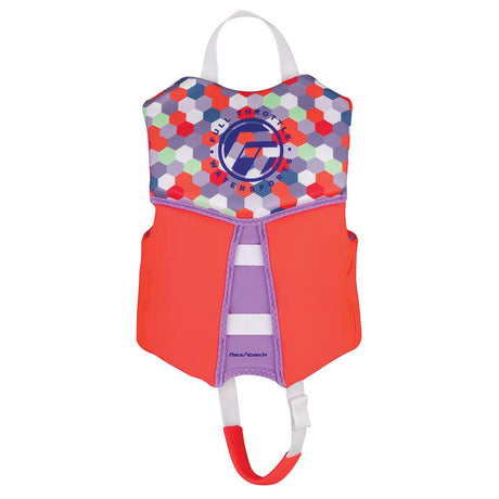Full Throttle Child Rapid-Dry Flex-Back Life Jacket - Pink - 142500-105-001-22