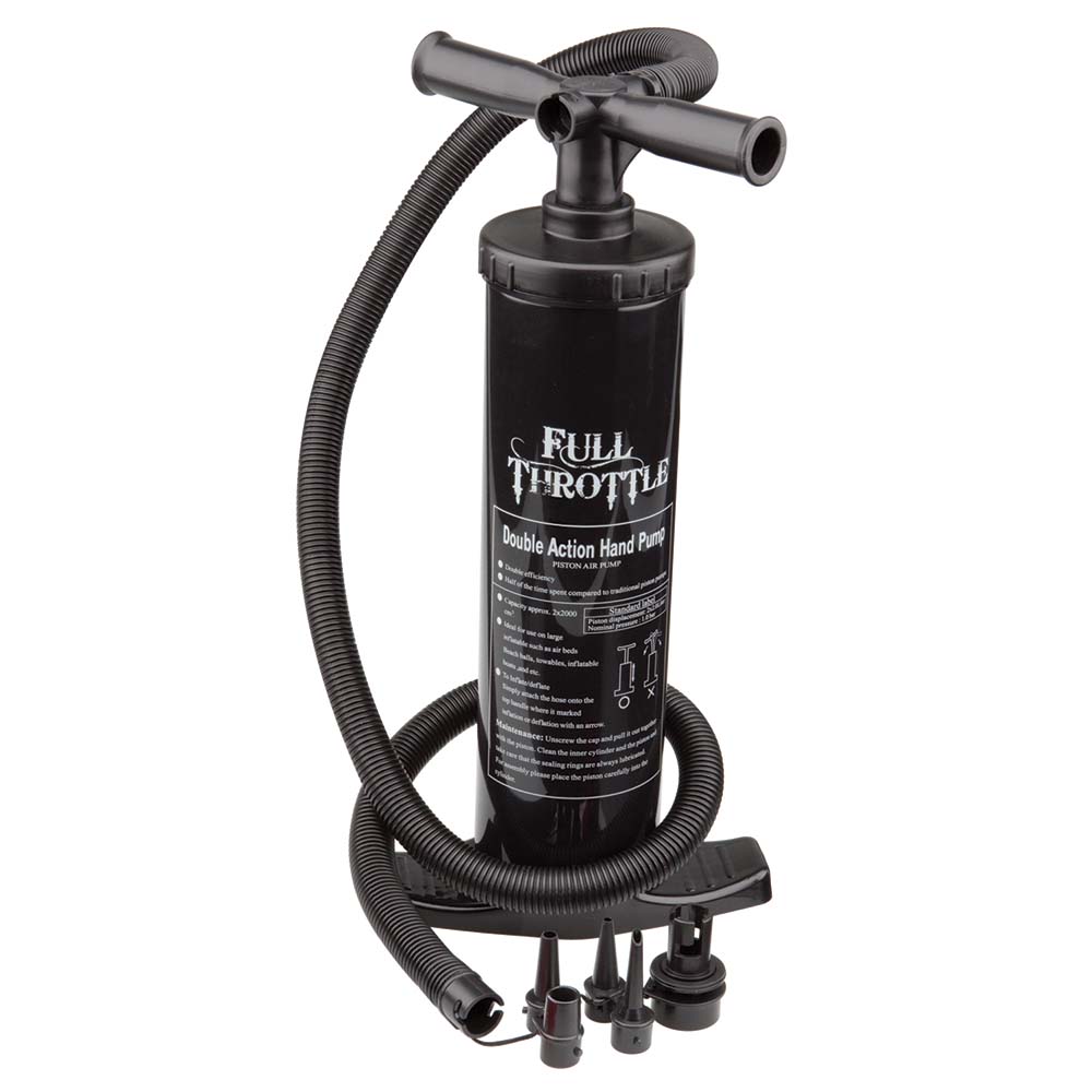 Full Throttle Dual Action Hand Pump - Black - 310100-700-999-12