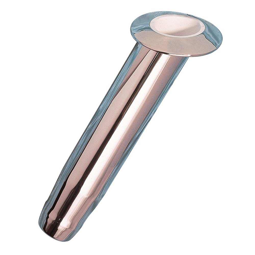 Rupp Large Stainless Steel bolt-less rod holder with removable flange and drain hole