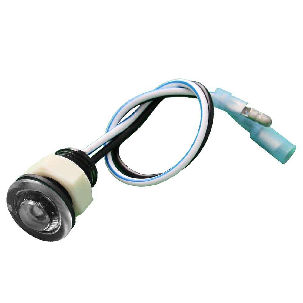 Innovative Lighting RGB domed bulkhead light with two wires and .156" bullet connectors
