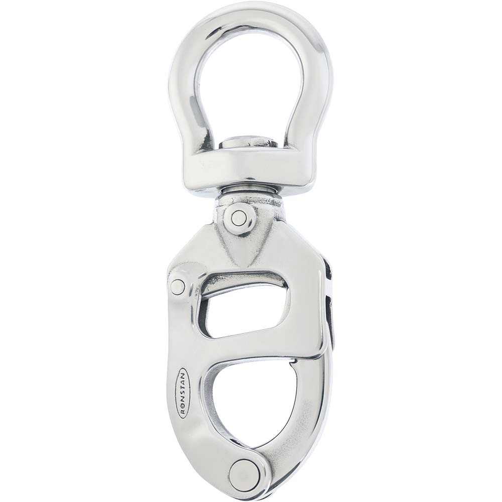 Ronstan Triggersnap Shackle 123mm high-strength swivel bail with easy aluminum spike release