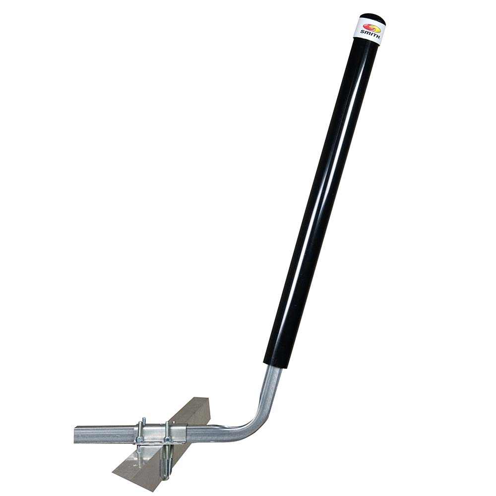C.E. Smith Angled Post Guide On 40" black PVC boat trailer guide post