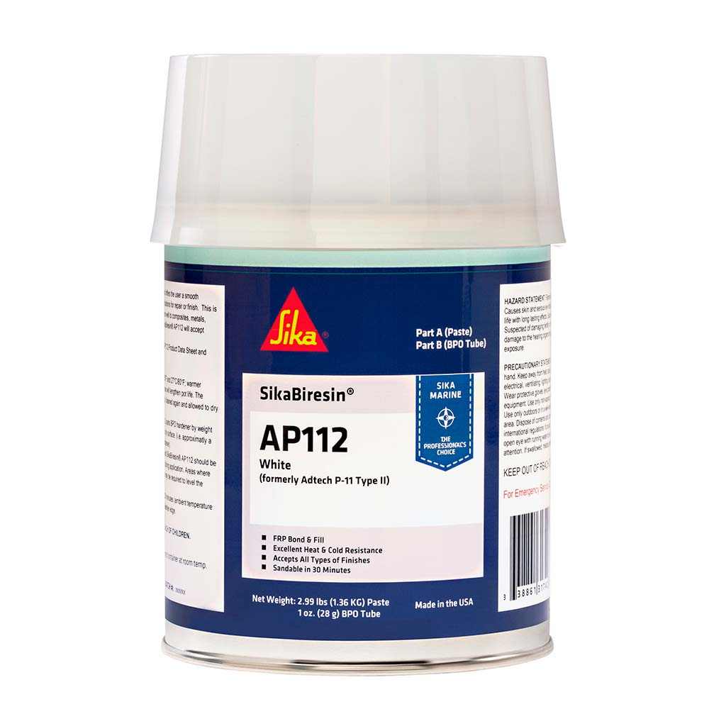 Sika Biresin AP112 white quart epoxy hardener for composites with strong adhesion and quick setting