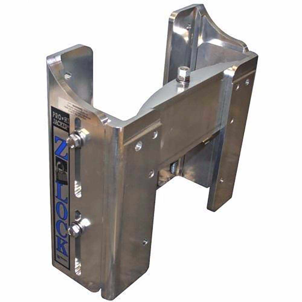 T-H Marine Z-Lock 10" manual single adjust jack plate made from aircraft grade aluminum with side lock design for stability