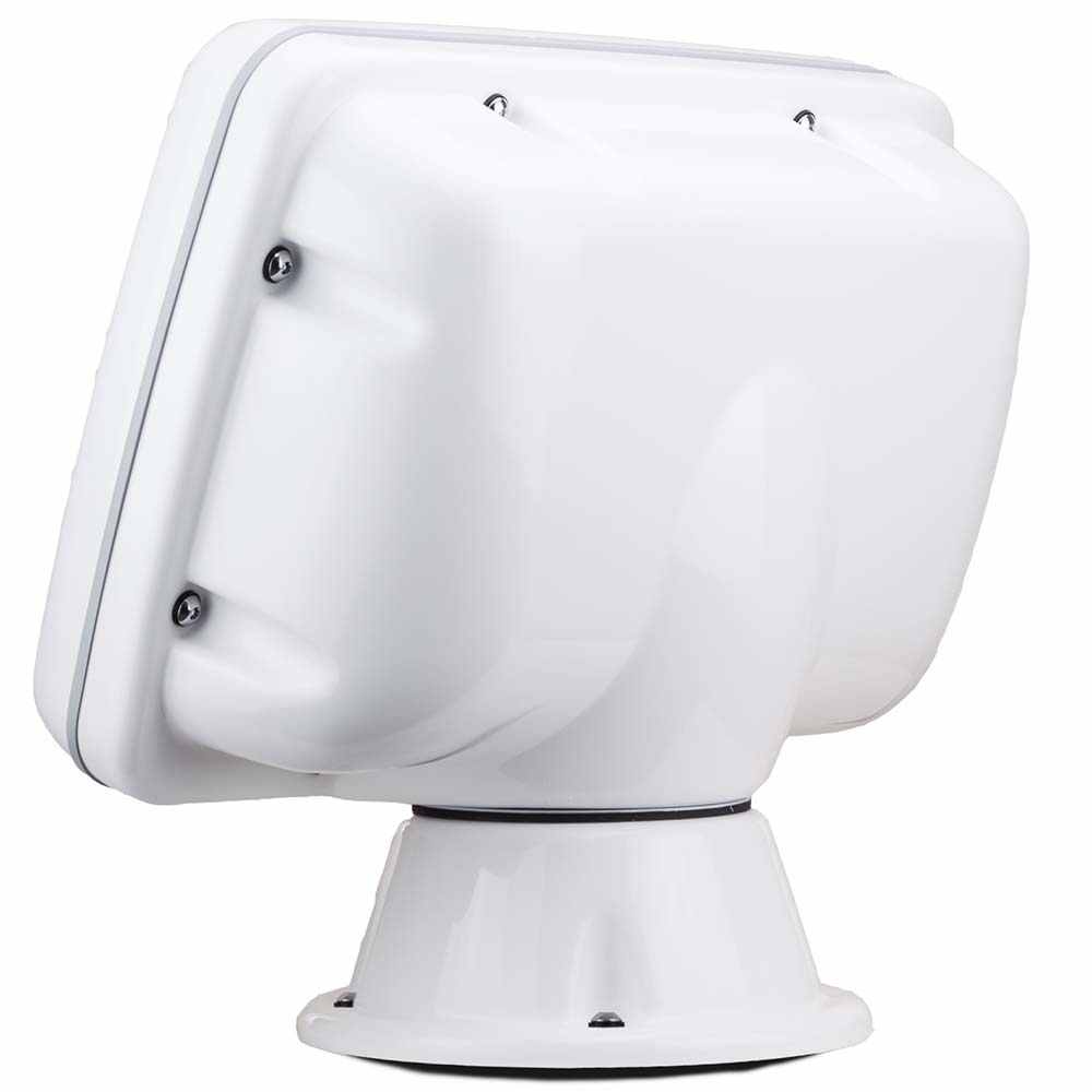NavPod PowerPod pre-cut white marine GPS housing for Garmin GPSMAP 923, 923xsv, 943 & 943xsv with watertight seal and swivel base