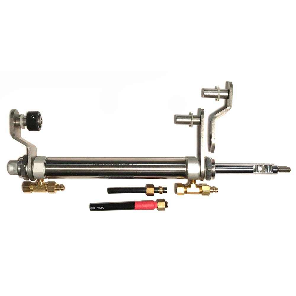 HyDrive N-8 49-foot 3/8 inch semi-rigid nylon tube coil with fittings and mounting brackets