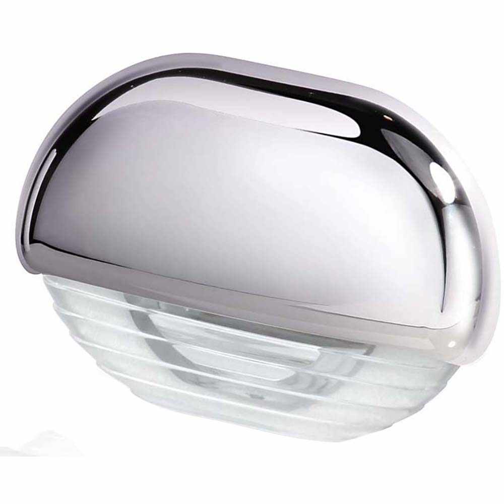 Hella Marine White LED Easy Fit Step Lamp with chrome cap and UV resistant lens