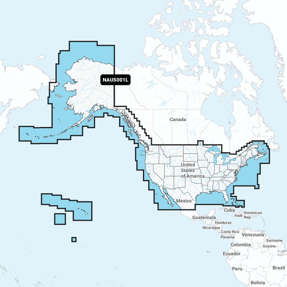 Navionics+ NAUS001L US & Coastal Canada - 010-C1366-30