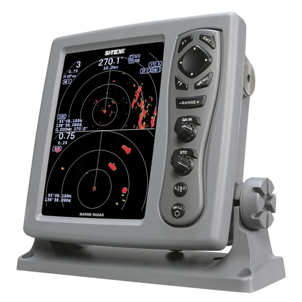 SI-TEX 8.5" Color LCD Radar with 4kW output marine radar display and control panel