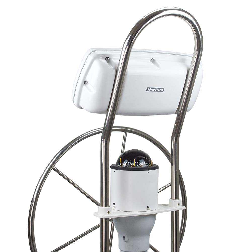 NavPod GP2040-53 SystemPod pre-cut mount for Garmin GPSMAP 923, 923xsv, 943, 943xsv with stainless steel frame and waterproof seal