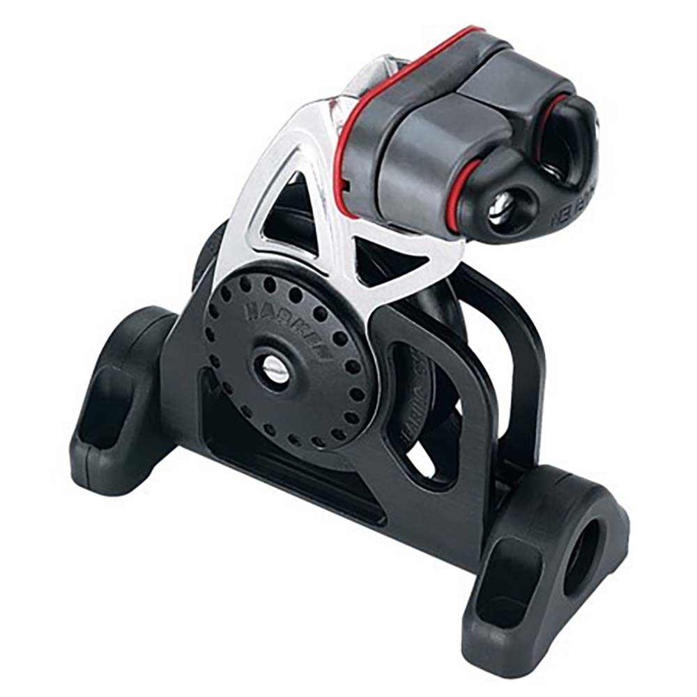 Harken 57mm Carbo Block Flip Flop with Cam for small boats, durable hinged construction, max line 10mm, max load 136kg