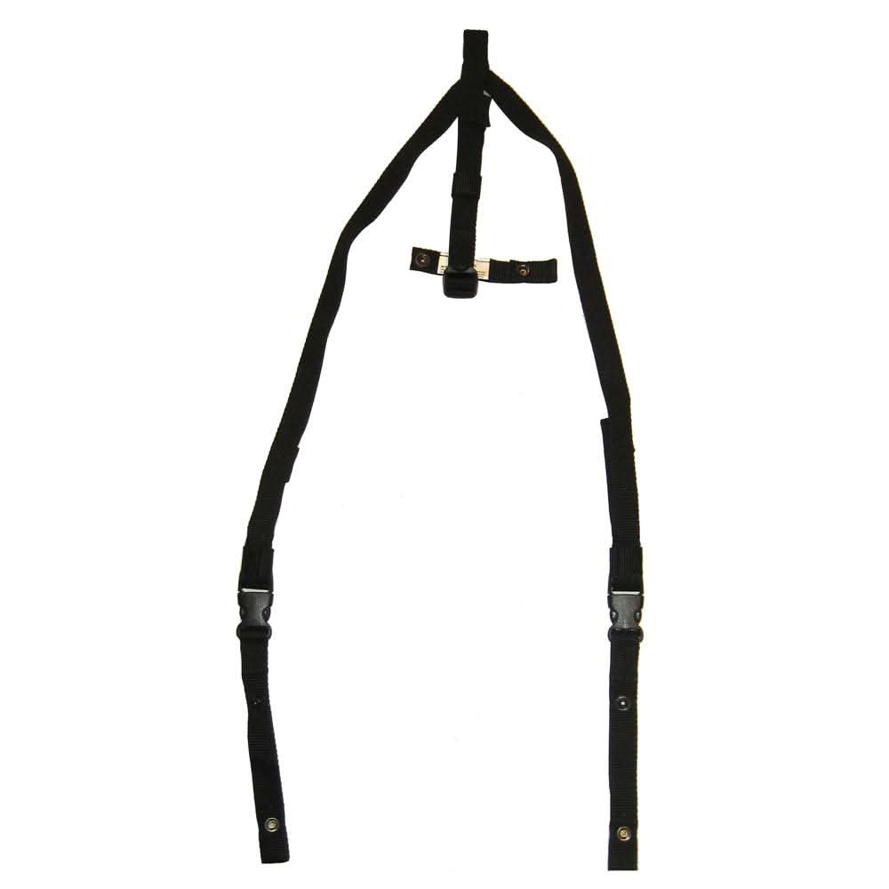 Black Mustang Sailing Leg Straps compatible with Mustang Survival PFDs for secure fit and preventing riding up