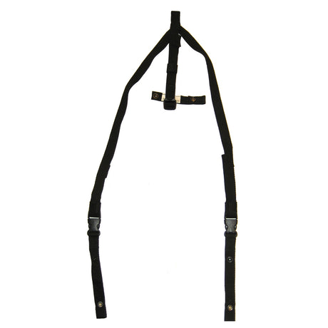 Mustang Sailing Leg Straps - Black - MA3032-13-0-101