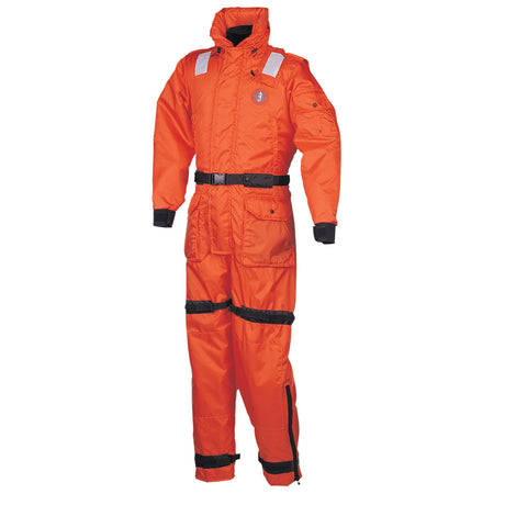 MustangDeluxe Anti-Exposure Coverall & Work Suit - Orange -XL - MS2175-2-XL-206