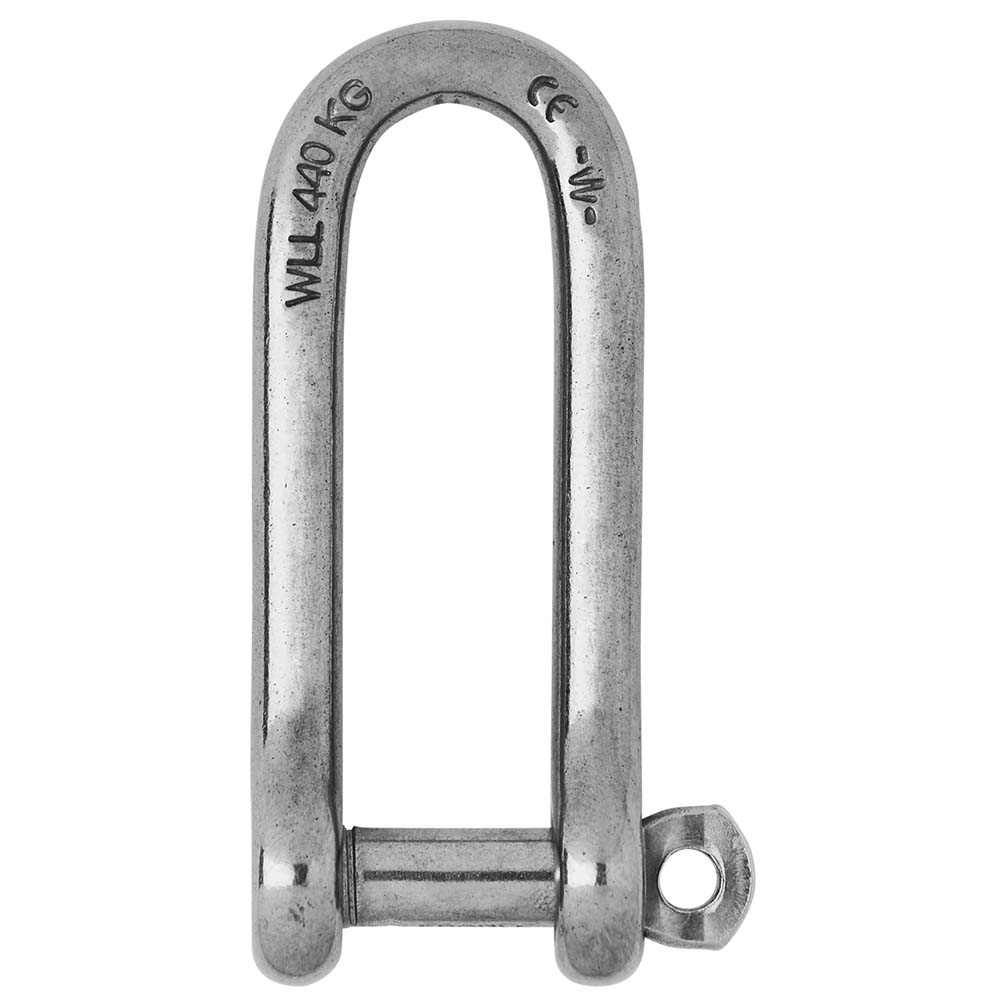 Wichard Captive Pin Long D Shackle 6mm stainless steel marine hardware